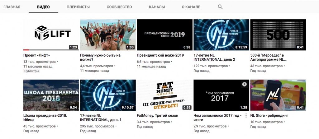 NL портфолио SMM