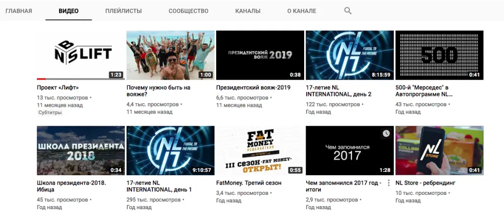 NL портфолио SMM